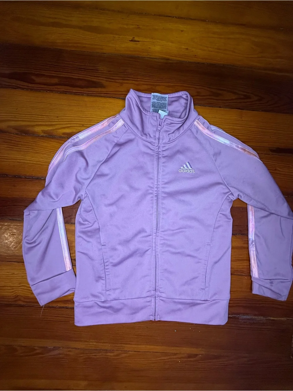 adidas Lavender/Pink Kids' Track Jacket and Joggers Set (Sz 5)